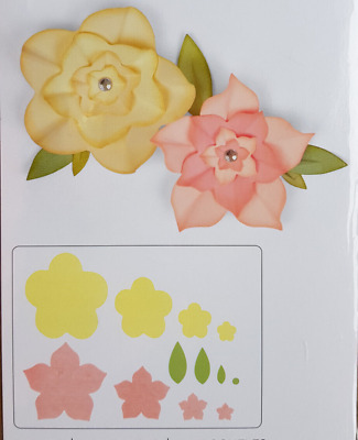Flores - usar ""Marcos florales"" sólidos o en capas 12 troqueles Sizzix - # 662636