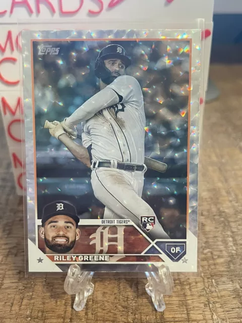2023 Topps Series 1 RILEY GREENE Collectors Super Box Silver Foil Board RC #31