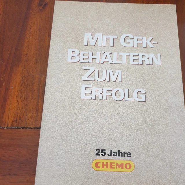 CHEMO GFK Behälter Programmübersicht Schlepper Traktor Prospekt Landmaschine m