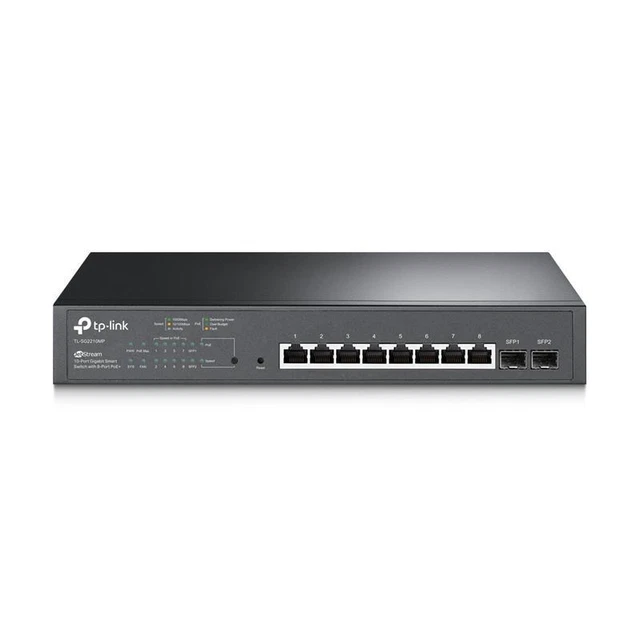 10 Port Gb Smart Switch 8 Port Poe Plus