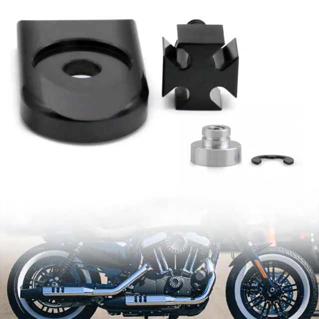 Fit For Harley Touring Rear Seat Bolt Fender Screw Nut Mount Tab Knob Cover kit
