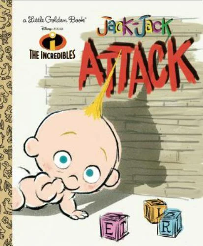 The Incredibles: Jack-Jack Attack (Little Golden Book) - Hardcover - GOOD