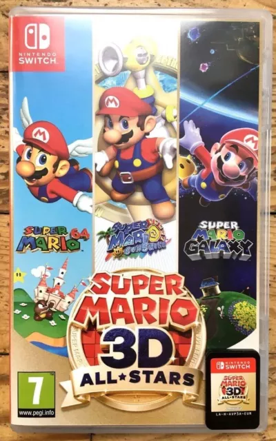 Super Mario 3D All Stars Complet En Boîte Nintendo Switch Pal Français Cib Ovp