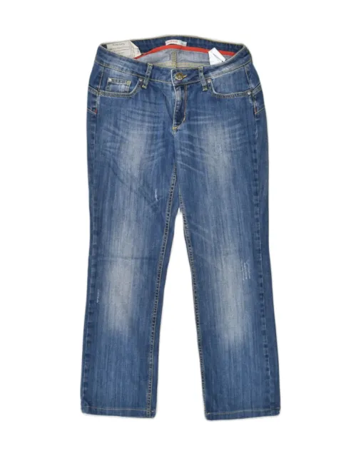 LIU JO Womens Straight Jeans W32 L27 Blue Cotton HI08
