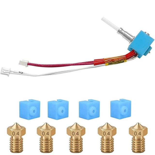 Hotend Metallo Ricambio Stampante 3D 2x Estrusore Hot End V5 Per Stampante 3D ANYCUBIC I3 Mega - 12V, 0.4mm, 1.75mm | J-head | Testina Di Stampa Estrusore Hot End Per Anycubic I3 Hotend Metallo Ricambio Stampante 3D 2x Estrusore Hot End V5 Per Stampante 3D ANYCUBIC I3 Mega - 12V, 0.4mm, 1.75mm | J-head | Testina Di Stampa Estrusore Hot End Per Anycubic I3