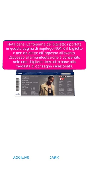 Biglietto Travis Scott Milano Ippodromo SNAI 30/06/23 + Capo Plaza