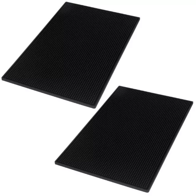2 X Chef-Hub Gummi Stangenmatte 30 X 45 Cm