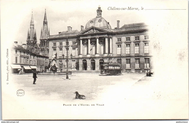 51 CHALONS SUR MARNE - Place de l'Hotel de ville PAST/3459