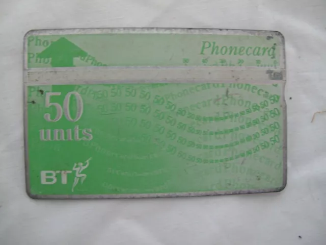 BT Phonecard - 50 units - used
