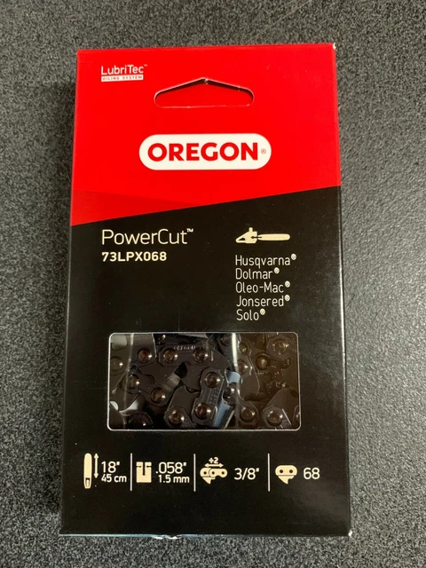 Chaîne De Tronçonneuse Oregon 1/4" 1,3mm 58 Maillons Controlcut En Boite - 25AP058E Ref 25AP058E