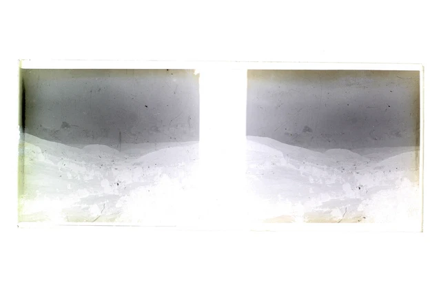 France Landscape Photo Stereo Th3L1n16 Glass Plate Vintage NEGATIVE