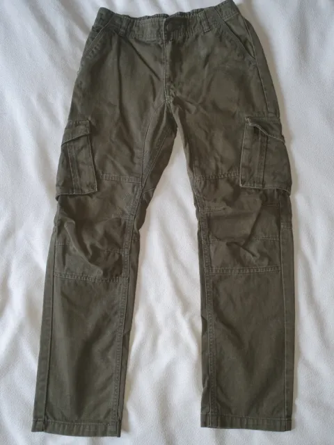 Pantaloni da combattimento cargo ragazzi - cachi - 9-10 anni - in perfette condizioni