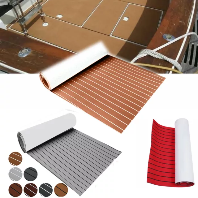 Teak EVA schiuma yacht barca pavimentazione tappetino ponte tappeto autoadesivo 5/6 mm