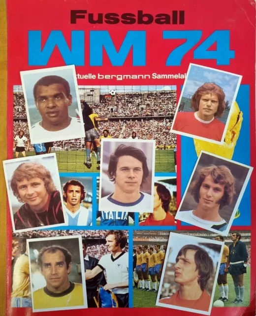 10 Bergmann Sammelbilder Sticker aus dem Album Fussball WM 74 zum aussuchen