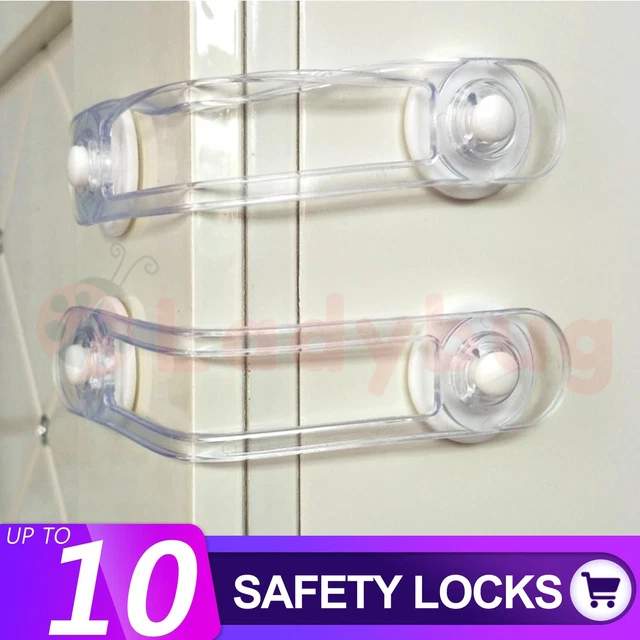 Baby Kids Safety Home Locks Protecter Door Fridge Drawer Proof Latches Set