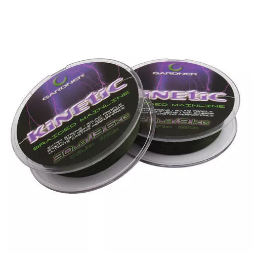 Gardner Tackle Kinetic Braided Mainline - Carp Barbel Pike Coarse Fishing Line