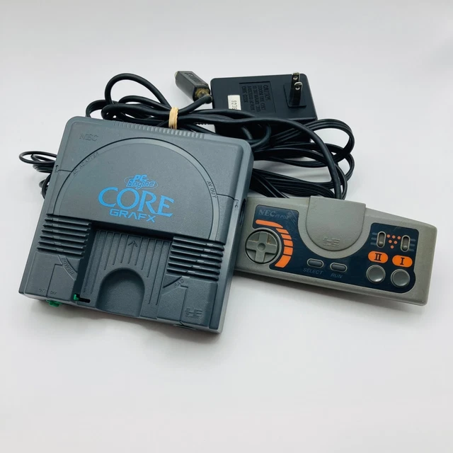 NEC PC ENGINE CoreGrafix PI-TG3 Black Console JAPAN tested