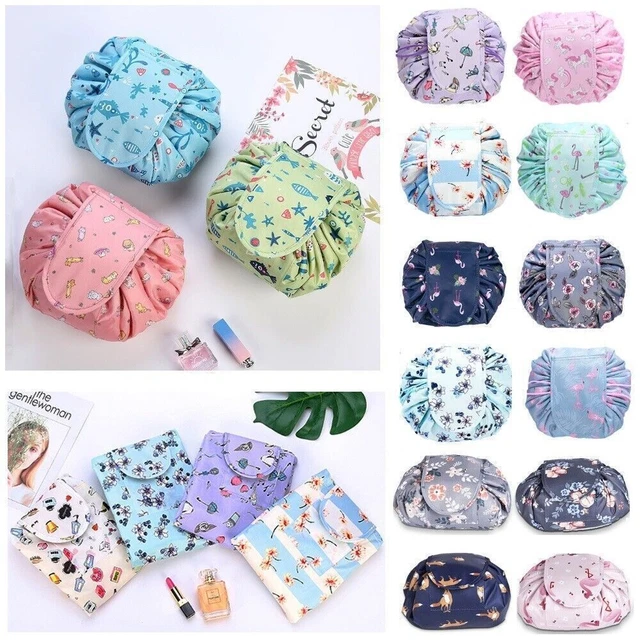 Portable Makeup Bag Storage Travel Pouch Cosmetic Make-up Bags Drawstring Bag UK