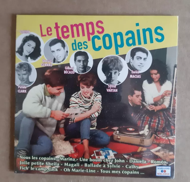 RARE Compilation CD avec titres et photos Sylvie VARTAN DALIDA Gilbert BECAUD ..