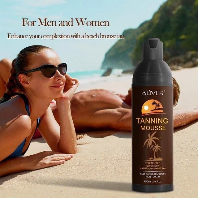 Mousse bronceadora corporal autobronceadora para bronceador nutritivo E3E0