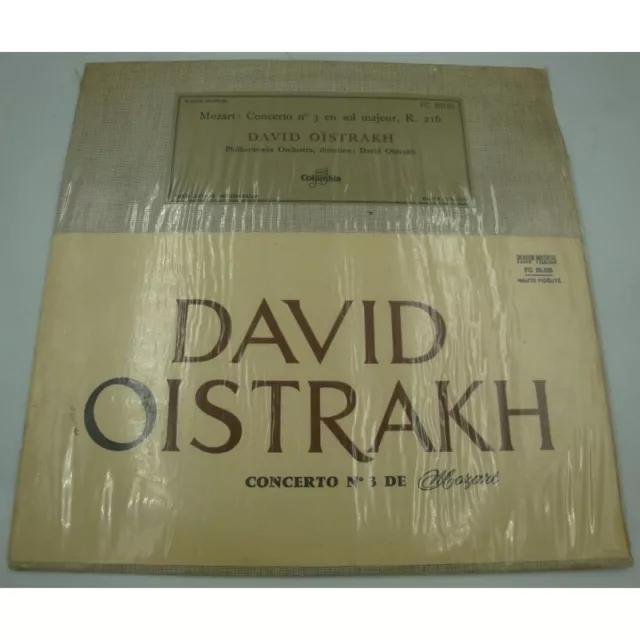 David Oistrakh/Philharmonia Orch. - Concerto n°3 en sol majeur - Mozart LP25cm 1