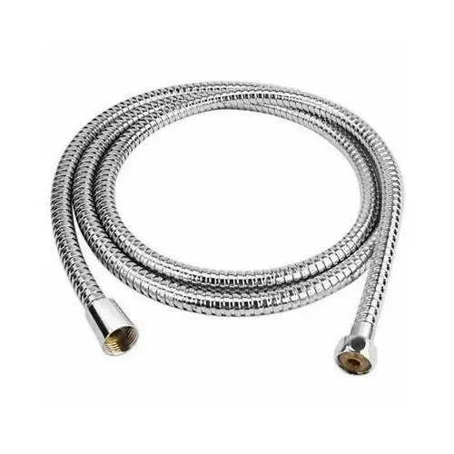 2 m Flexible Stainless Steel Chrome Standard Shower Head Bathroom Hose Pipe UK