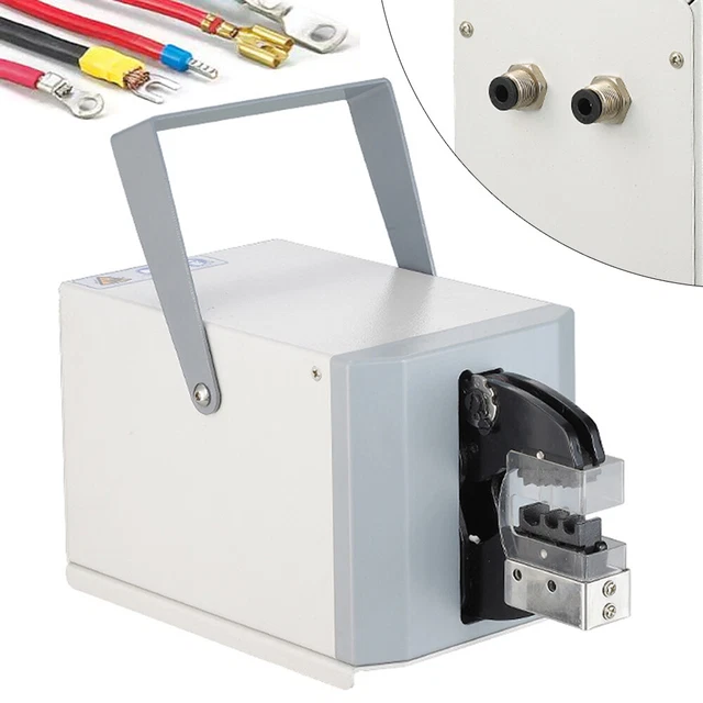 Wire Crimper Pneumatic Terminal Crimping Machine Cable Terminal Crimping Tool!