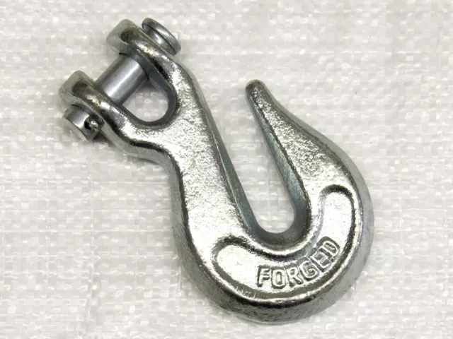 Clevis Grab Hook 6MM (Alloy Steel Zinc Plated 1/4" Shortener Chain Pull Pin)