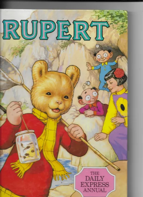 Three Rupert Bear Annuals copyright 1986 - 1987 - 1991