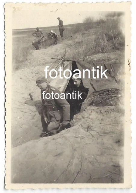 Foto 2 WK Ostfront  General Generalleutnant kommt aus Boden Stellung Uniform Top