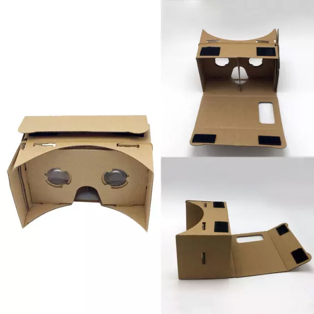 Version 1 DIY Cardboard für  Virtual Reality 3D VR Case V1 Portable 2