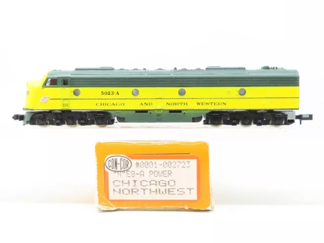 N Scale Con-Cor 0001-002723 CNW Chicago Northwestern E8A Diesel Loco #5023A