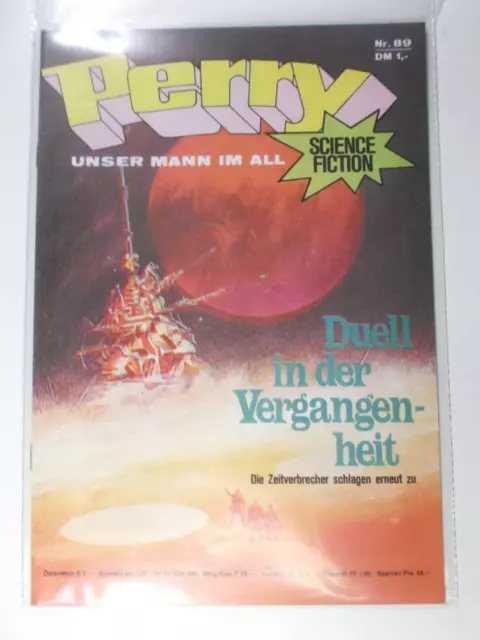 Perry Unser Mann im All Heft 89 Hethke Verlag Nachdruck Moewig Z 1