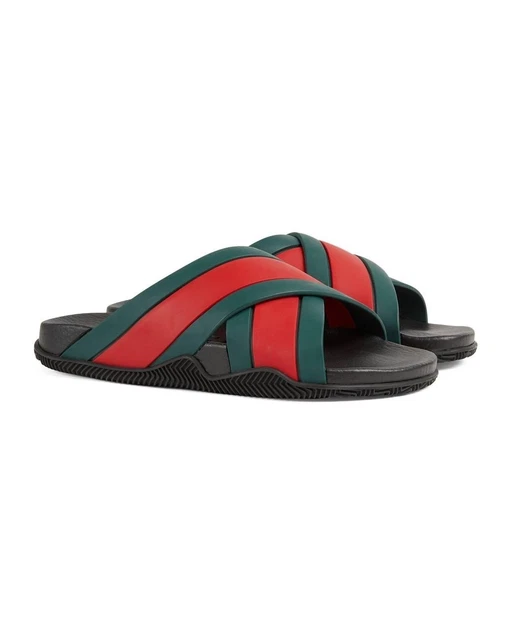 Red and sales blue gucci slides