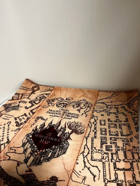 Harry Potter Pillow Cover Marauder's Map HARRY POTTER Prongs Padfoot Wormtail