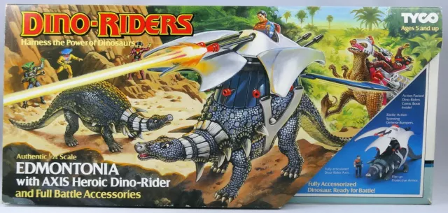 Dino Riders - Edmontonia avec Axis - Tyco USA