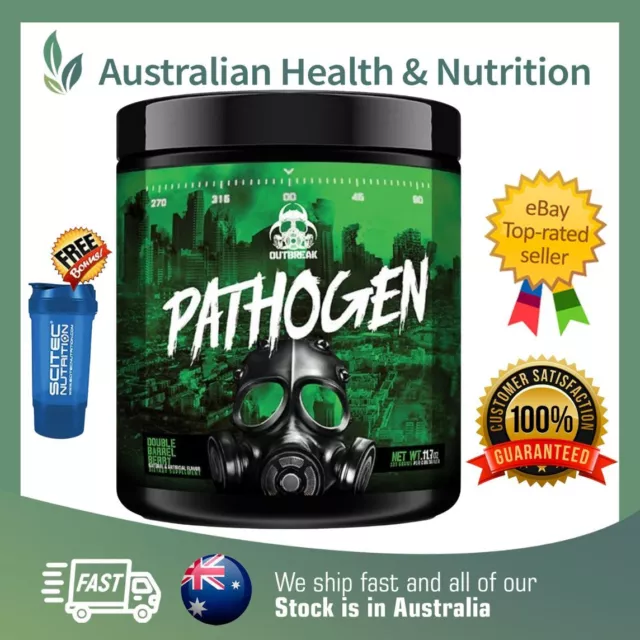 Outbreak Nutrition Pathogen Pre-Workout + Free Same Day Shipping & Shaker