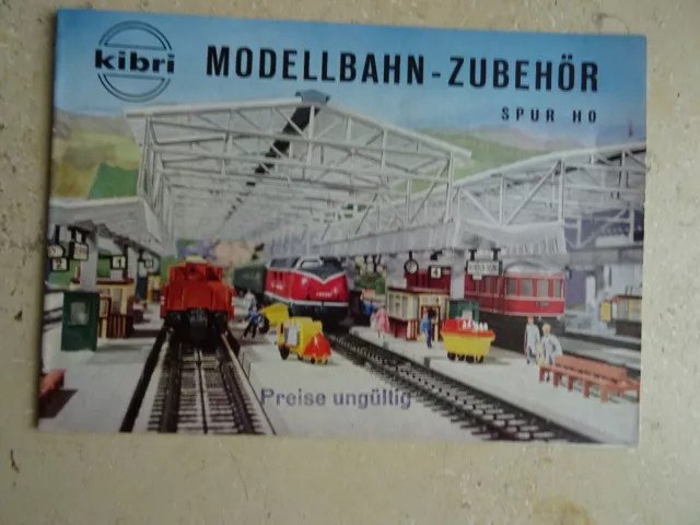 64 Jahre alter KIBRI Katalog 1960  - Modellbahnzubehör Spur HO