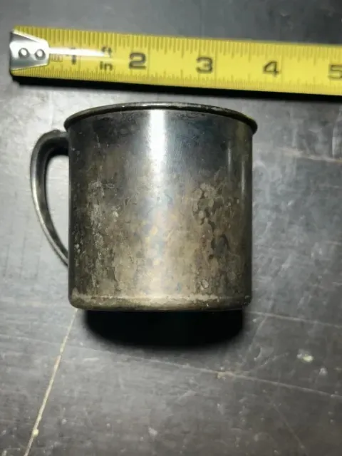 Vintage Oneida Silver Plate Cup Mug Toddler Cup - Tudor Plate Oneida Community