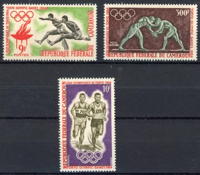 [81.034] Cameroon : Olympics - Good Set Very Fine MNH Stamps & Airmail