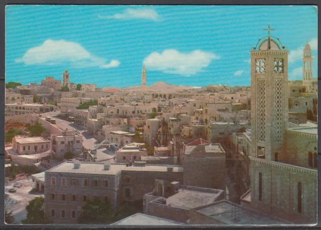 Jordanien Jordan used Post Card Postkarte Landschaft landscape Jerusalem [cm617]