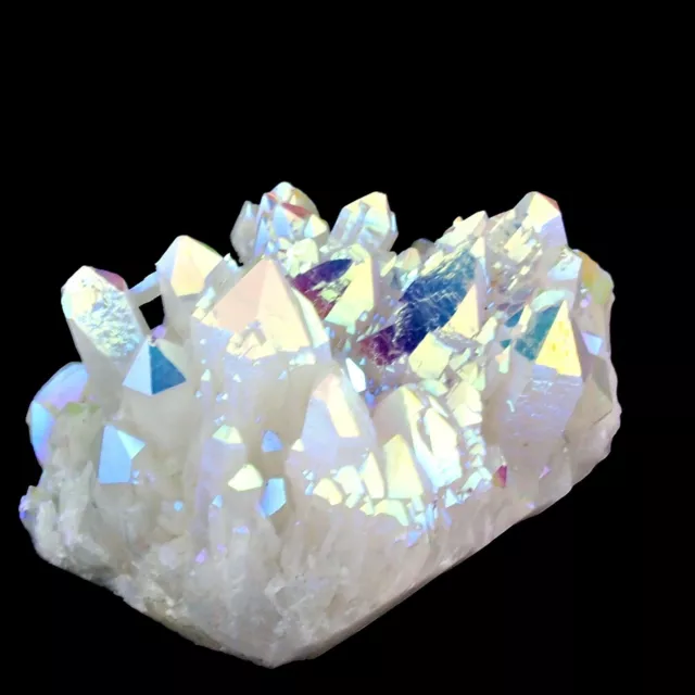 Aqua Aura Bergkristall Stufe AA- Qualität NEUHEIT Laser Kristalle Angel Glow 115