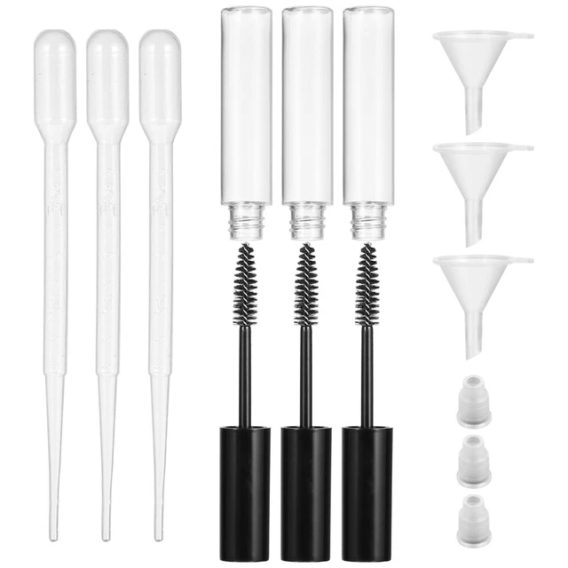 20 Mini Tubes De Gloss Vides 1,2 Ml - Avec Applicateur Stick - Tubes Rechargeables Pour Rouge à Lèvres, Voyage