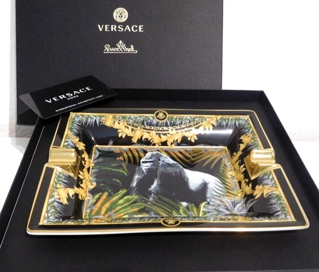 Rosenthal Versace Le Règne Animal BOB / Gorilla  Ascher 16 cm  Aschenbecher Neu