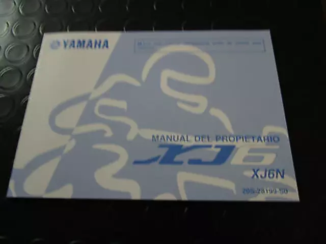 Manuale D'uso E Manutenzione Originale Yamaha In Lingua Spagnola Per Xj6