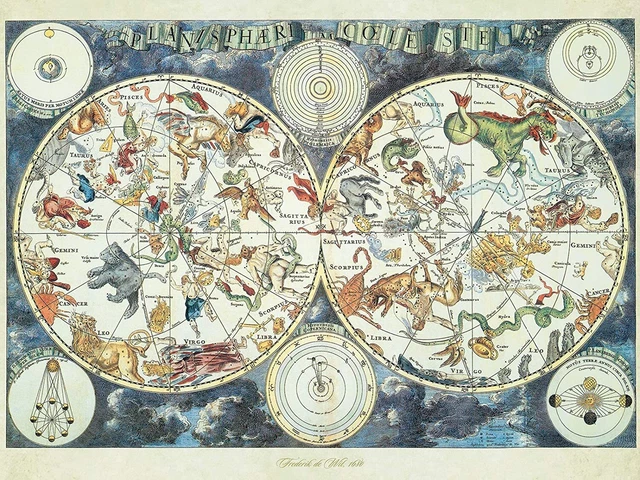 PUZZLE ADULTE VIEILLE Carte Du Monde Des Animaux Prehistoriques Et ...