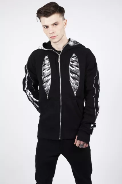 LIVING DEAD SOULS.JAWBREAKER Skeleton Black Hoodie Dhm0310 Halloween Party Uk 49.50 PicClick UK