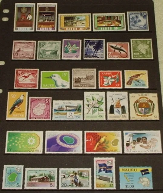 Nauru stamps - mint unhinged