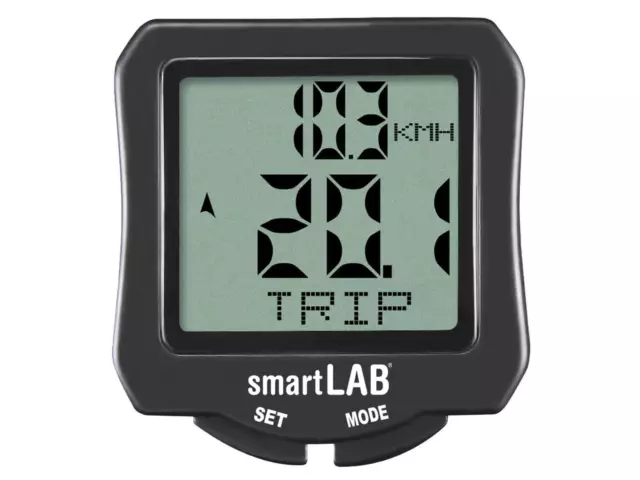 smartLAB bike3 Fahrrad Computer kabellos mit 16 Funktionen als Tachometer