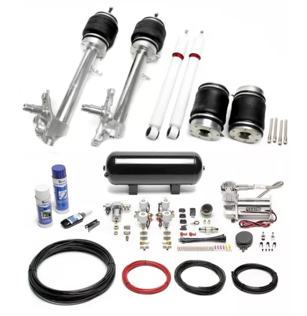 Ta technix Air Suspension Viair Compressor Kit Black for BMW 3 Series E30 2.01in